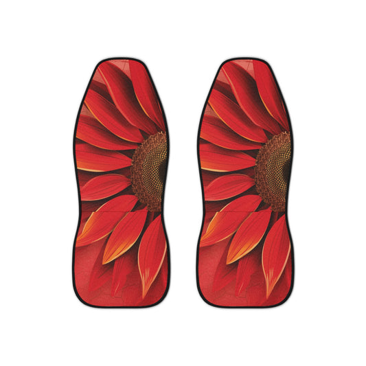 Vibrant Sunflower Car Seat Covers, Floral Accessories, Auto Decor, Gift for Nature Lovers, Car Interior Styling