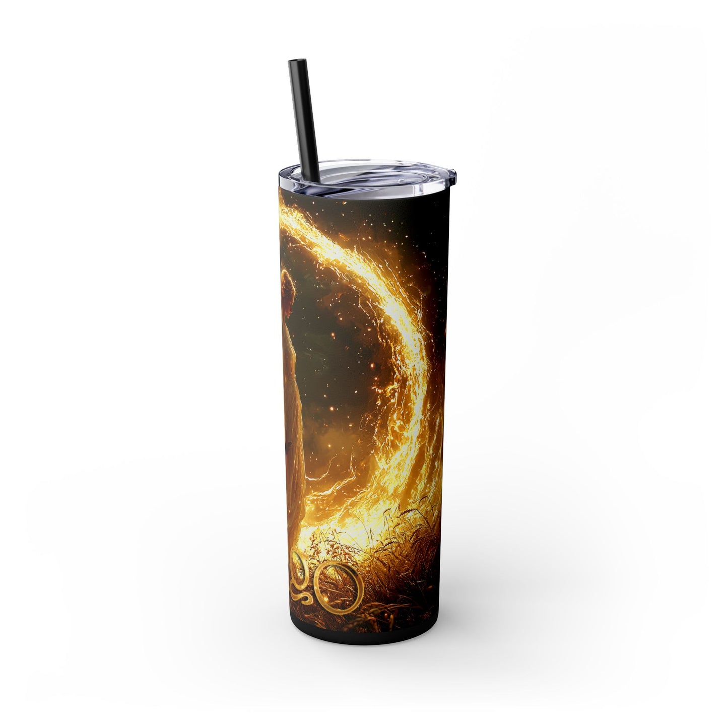 Enchanting Virgo Skinny Tumbler, 20oz - Perfect Gift for Wizards & Magic Lovers, Ideal for Halloween, Birthdays, or Daily Use