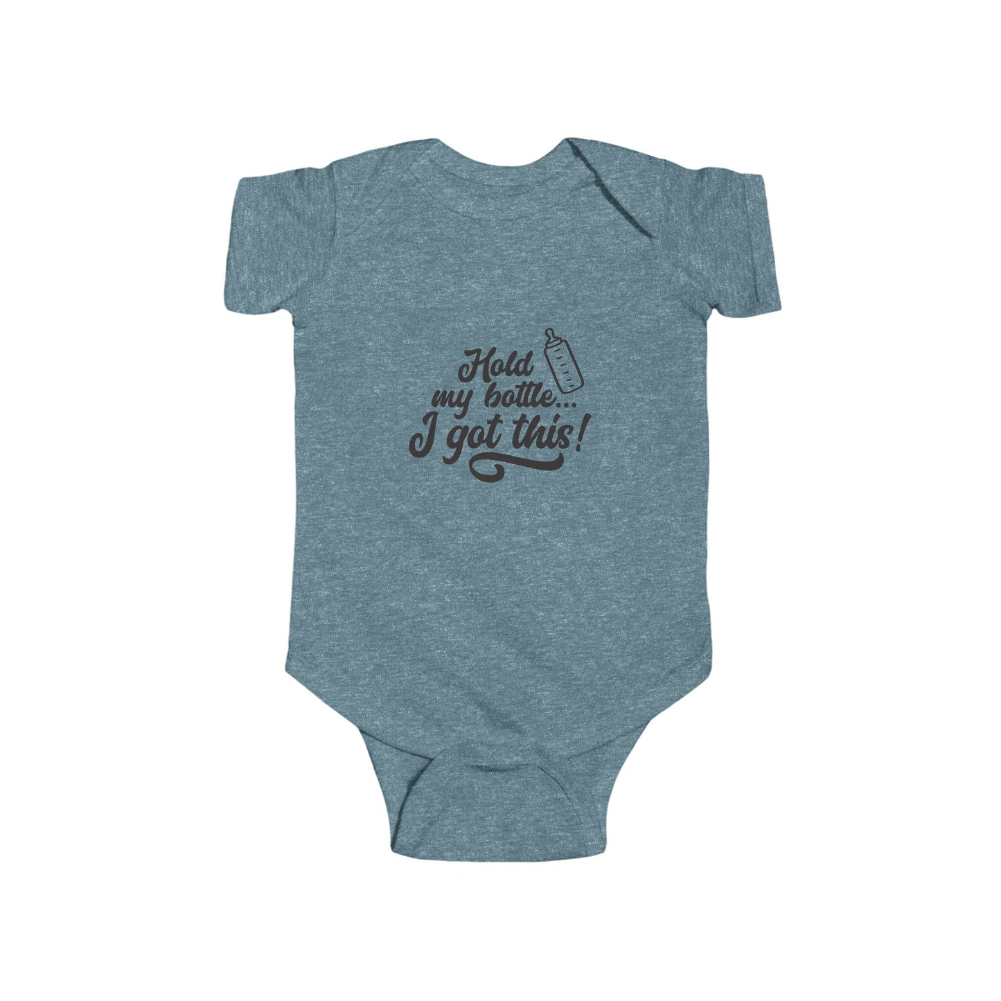 Infant Bodysuit - "Hold my bottle... I got this!" - Cute Baby Gift, Funny Infant Outfit, Baby Shower Clothes, Newborn Apparel, [...]