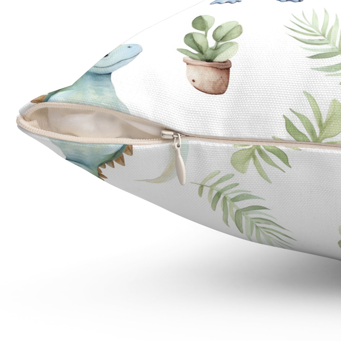 Adorable Dinosaur-Themed Pillow, Cute Dinosaur Decor, Kids Room Accessory, Playroom Decoration, Nursery Pillow