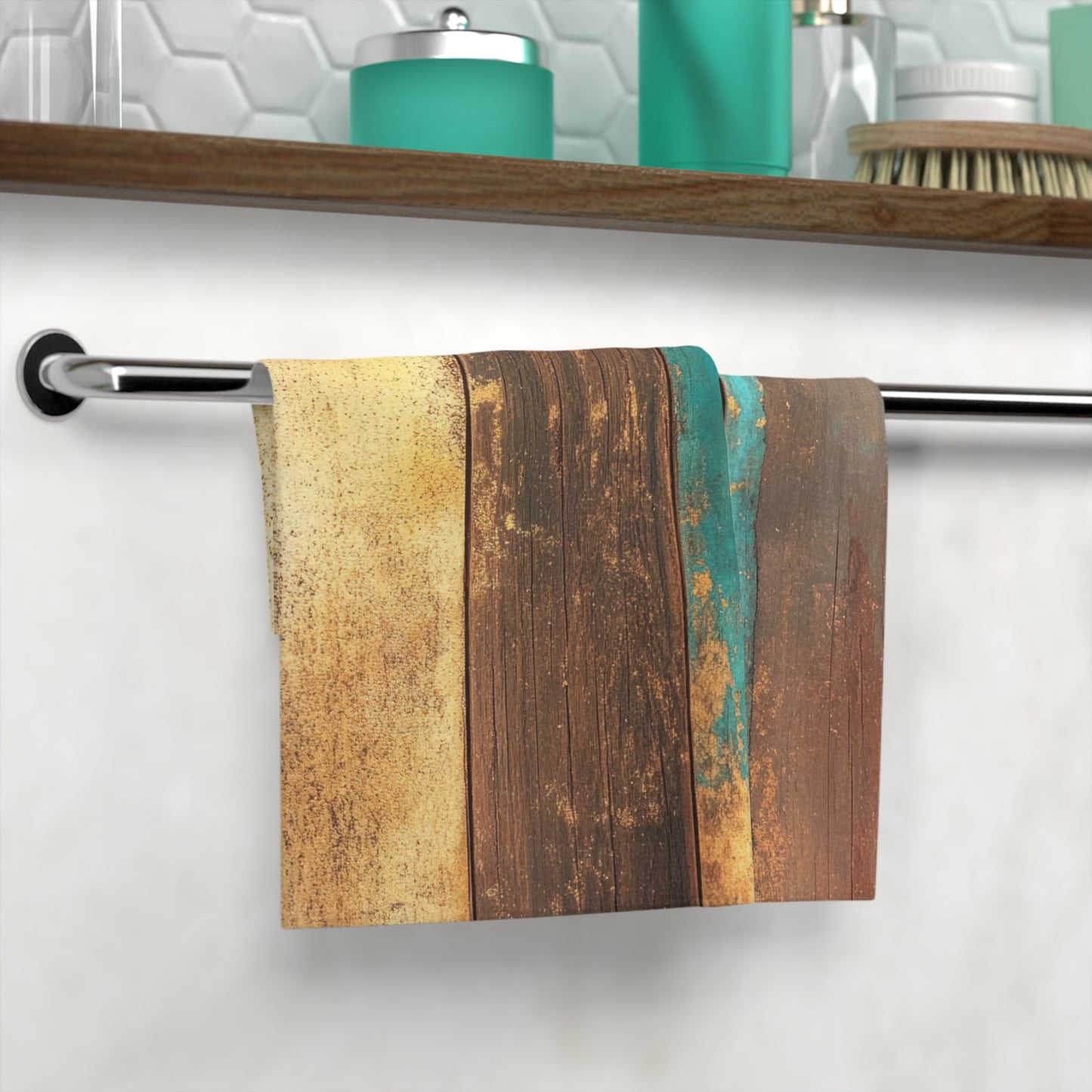 Rustic Charm Face Towel - Soft Cotton Washcloth, Perfect for Spa Days, Home Decor, Gifts, and Everyday Use