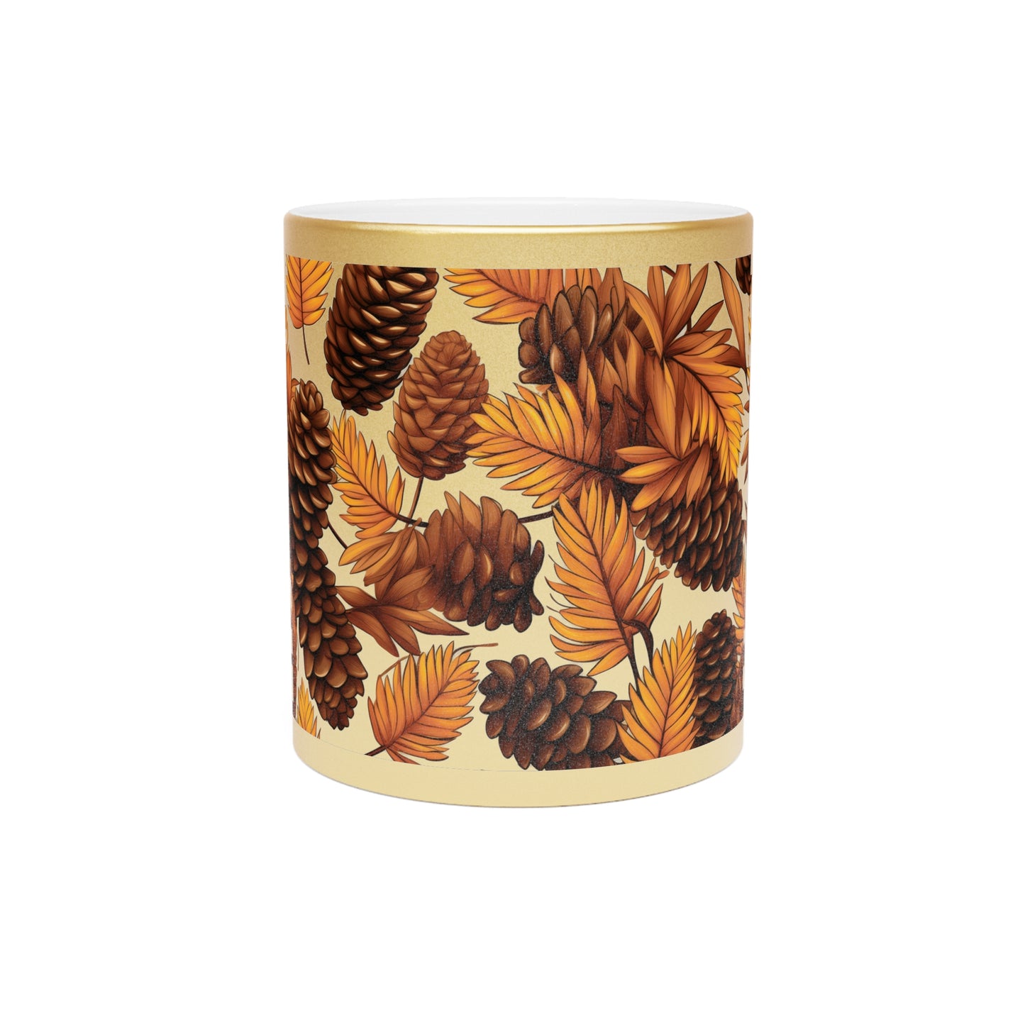 11 oz. Autumnal Pinecone Metallic Mug