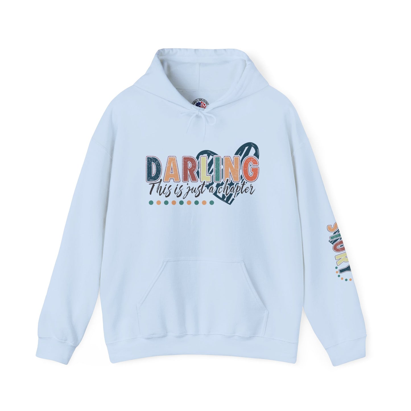 Darling Heart Hoodie - Cozy Unisex Sweatshirt, Perfect for Gifts, Valentine's Day, Love Theme, Everyday Comfort