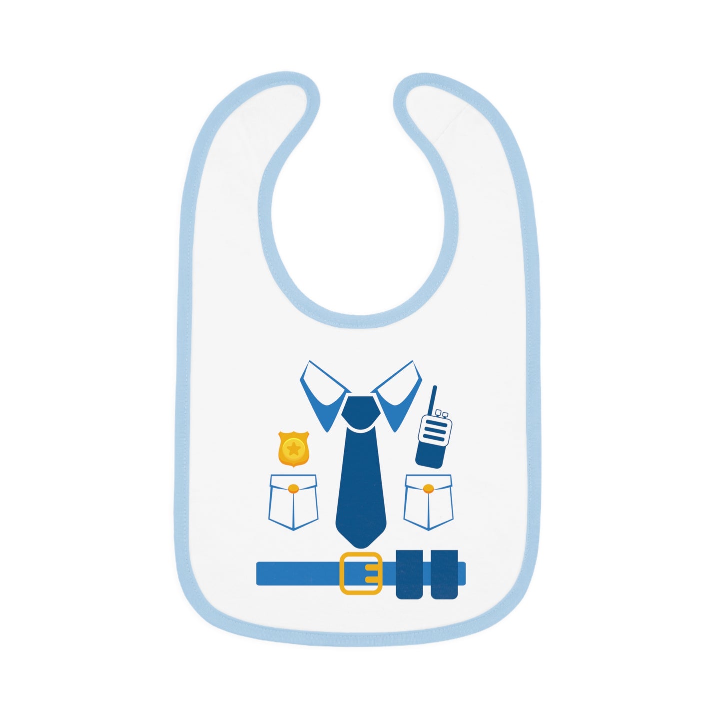 Baby Bib for Police Officers, Funny Police Themed Bib, Cute Baby Gift, Baby Shower Gift, Bib for Little Officers