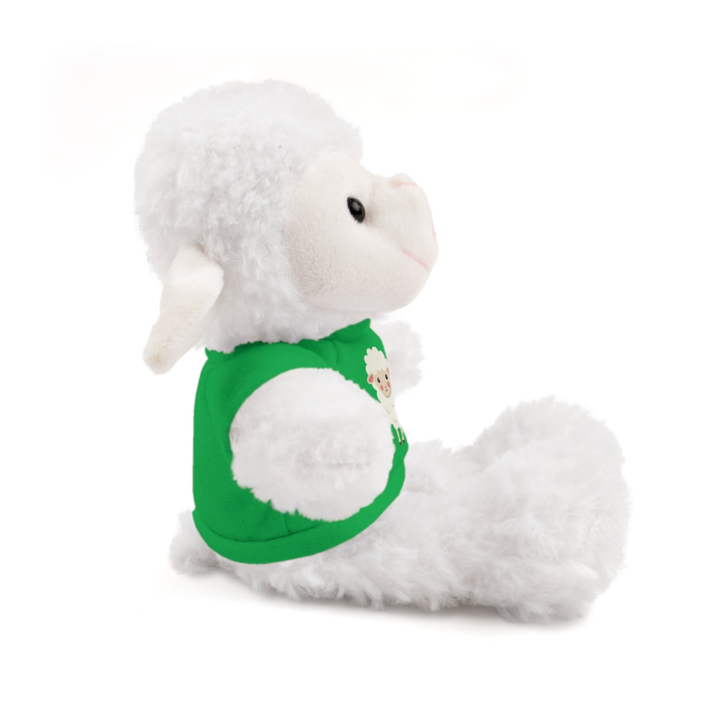 Adorable Stuffed Animal with Tee - Perfect Gift for Kids, Baby Showers, Nursery Decor, Cuddle Buddy, Unique Plush Toy