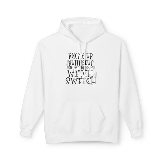 Fun Witch Switch Hoodie | Cozy Unisex Pullover | Halloween Gift | Casual Wear | Witchy Apparel | Spooky Season Style