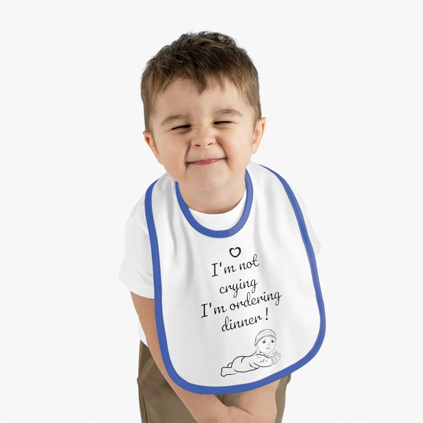 Whimsical Baby Bib with Cute Quote - Perfect for New Parents, Baby Showers, Infant Gift, Unique Fun Eating Accessory