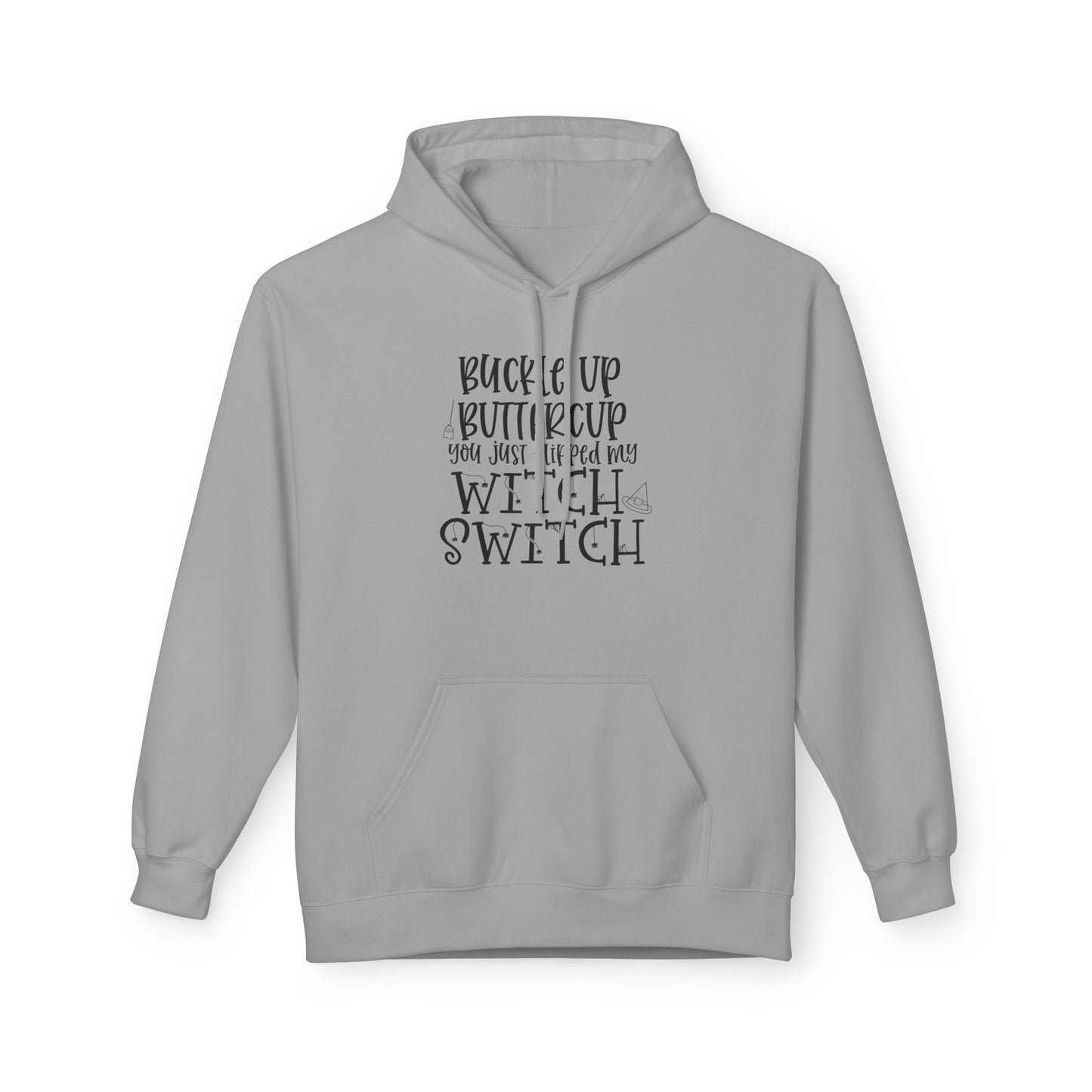 Fun Witch Switch Hoodie | Cozy Unisex Pullover | Halloween Gift | Casual Wear | Witchy Apparel | Spooky Season Style