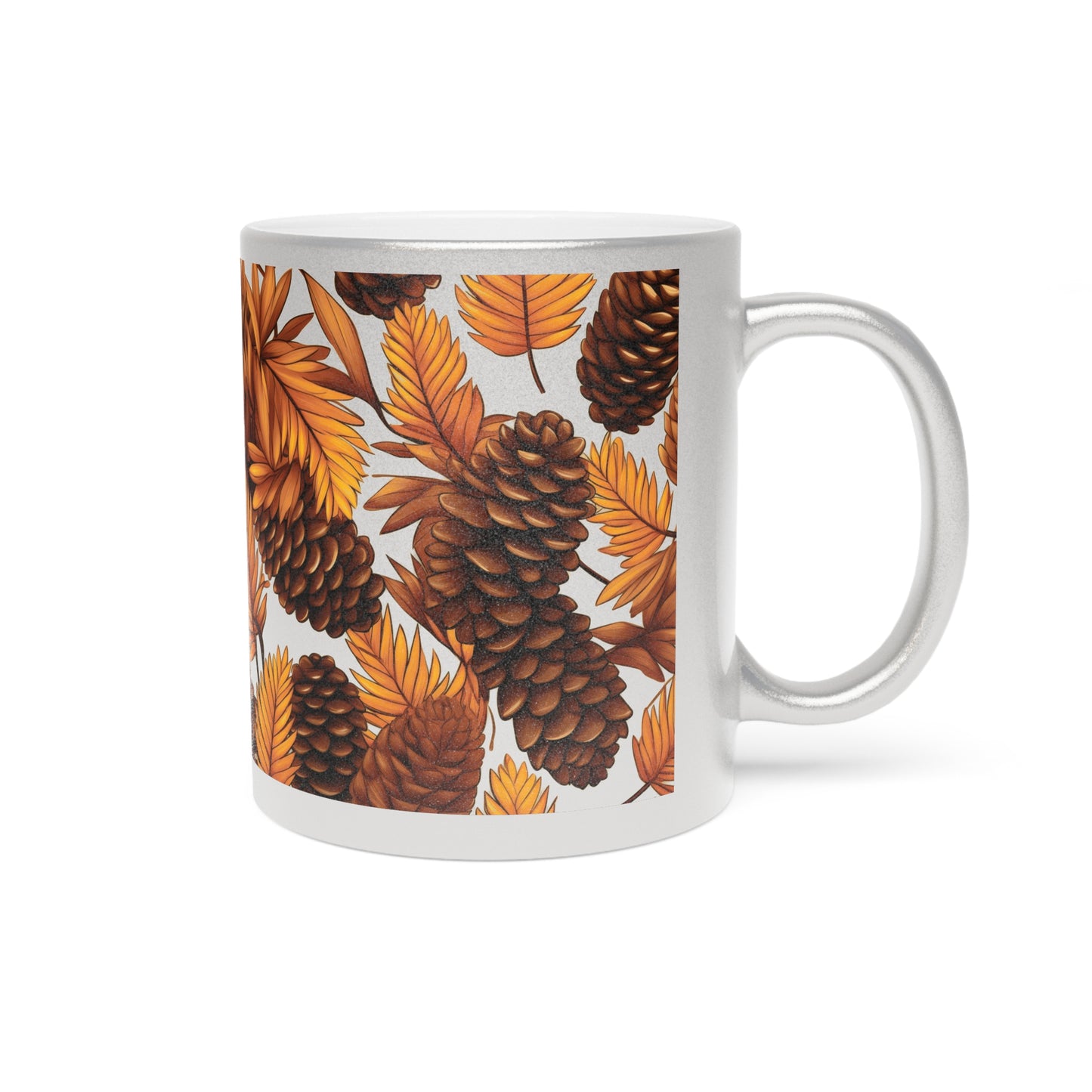 11 oz. Autumnal Pinecone Metallic Mug