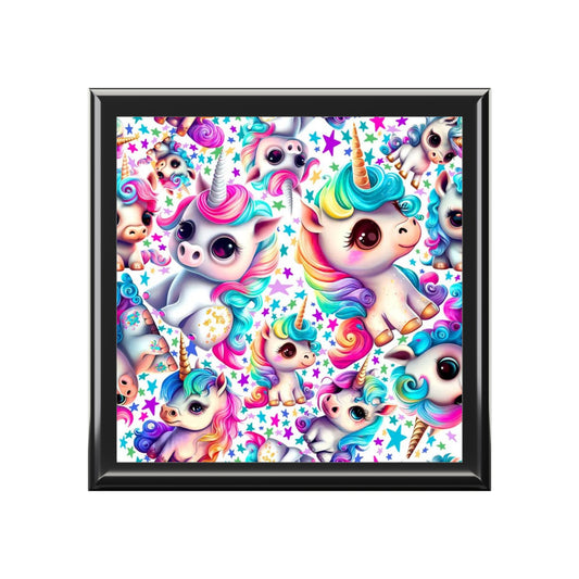 Whimsical Unicorn Jewelry Box, Cute Unicorn Storage, Colorful Keepsake, Perfect Gift for Girls, Fantasy Decor, Child’s Room