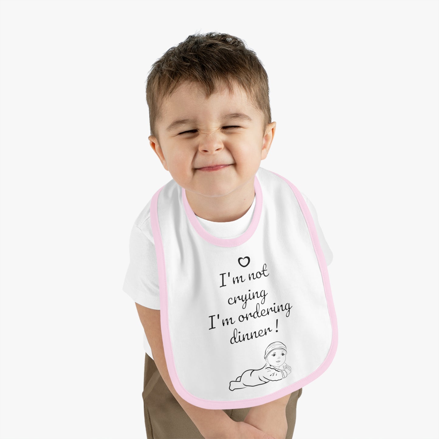 Whimsical Baby Bib with Cute Quote - Perfect for New Parents, Baby Showers, Infant Gift, Unique Fun Eating Accessory