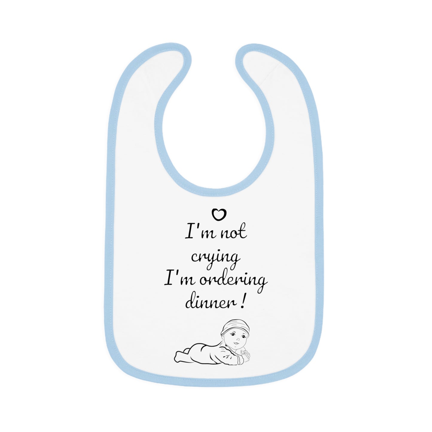 Whimsical Baby Bib with Cute Quote - Perfect for New Parents, Baby Showers, Infant Gift, Unique Fun Eating Accessory