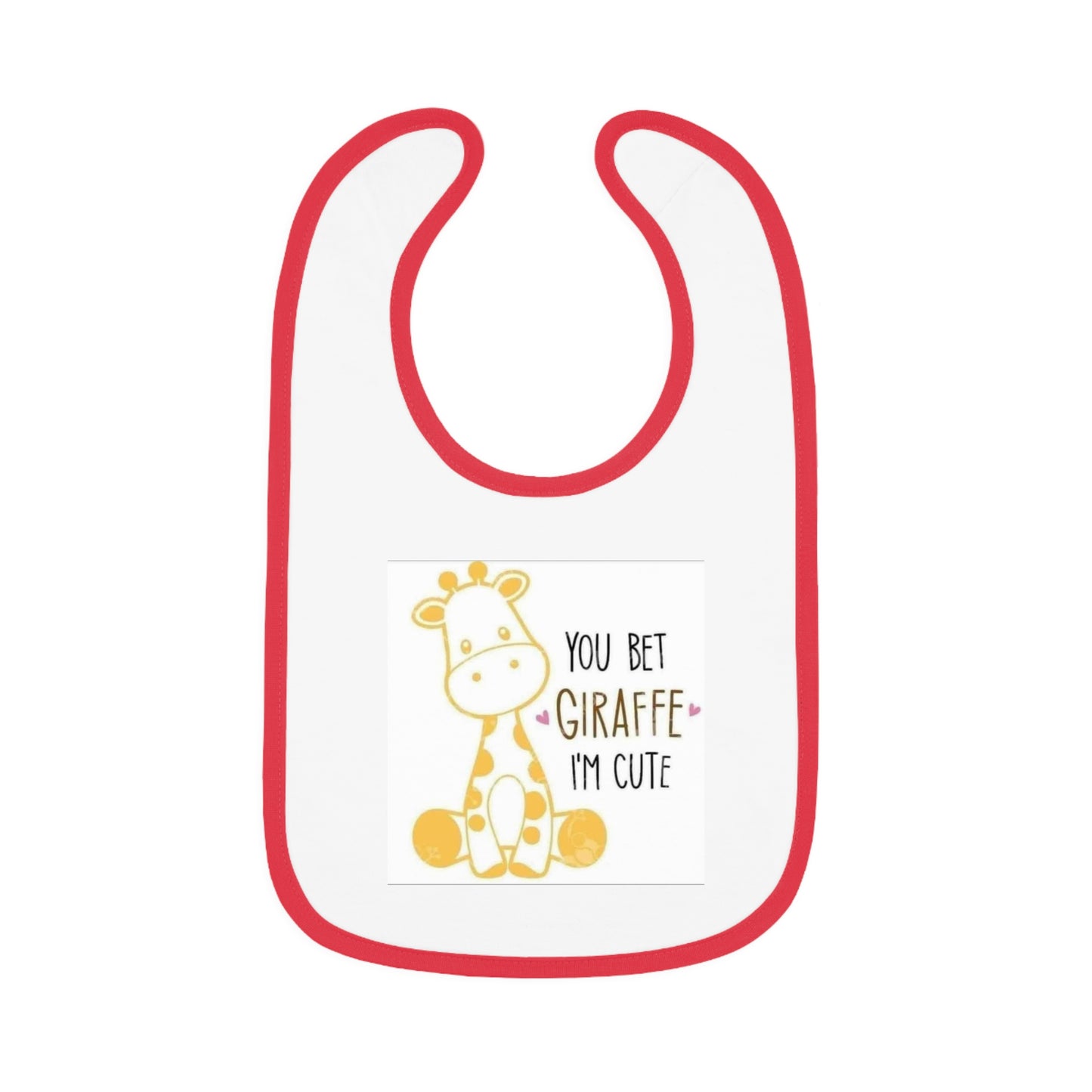 Cute Giraffe Baby Bib, Perfect for New Parents, Baby Shower Gift, Toddler Feeding, Nursery Decor