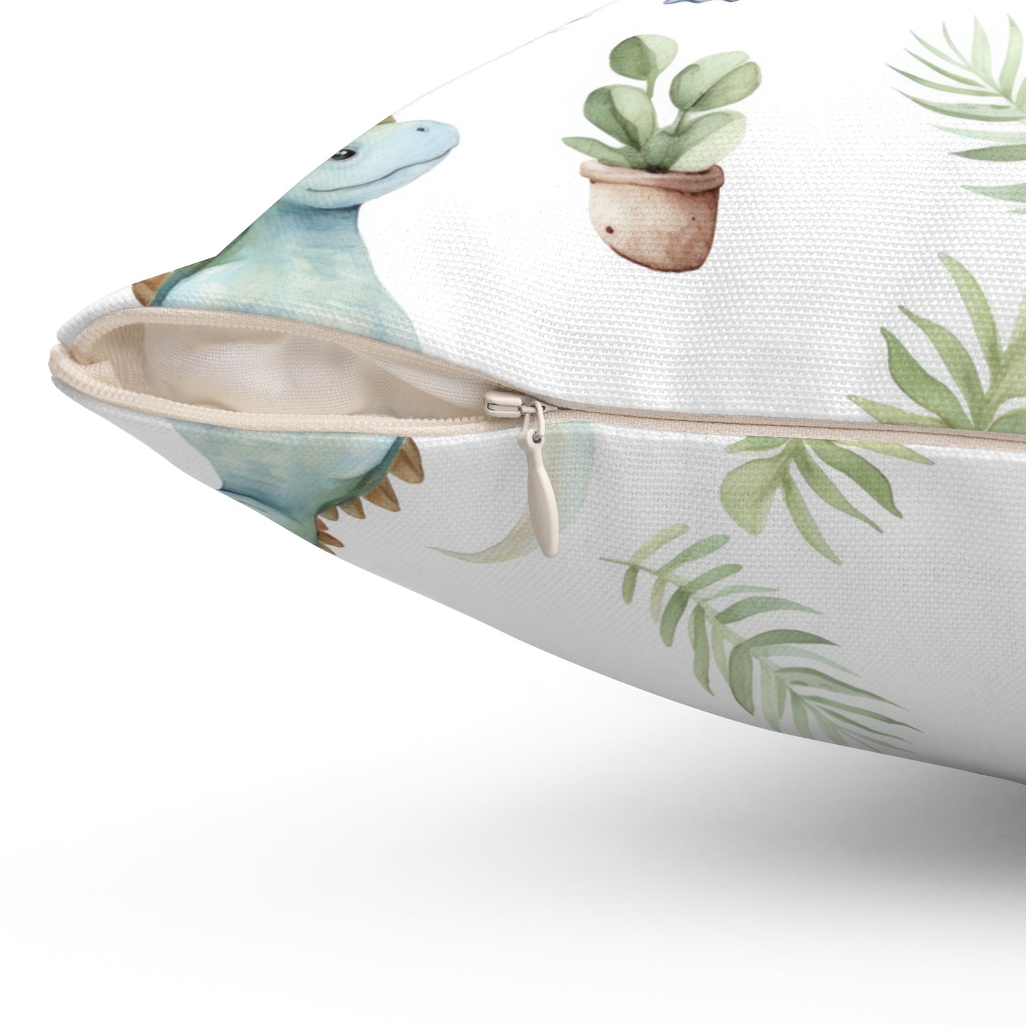Adorable Dinosaur-Themed Pillow, Cute Dinosaur Decor, Kids Room Accessory, Playroom Decoration, Nursery Pillow