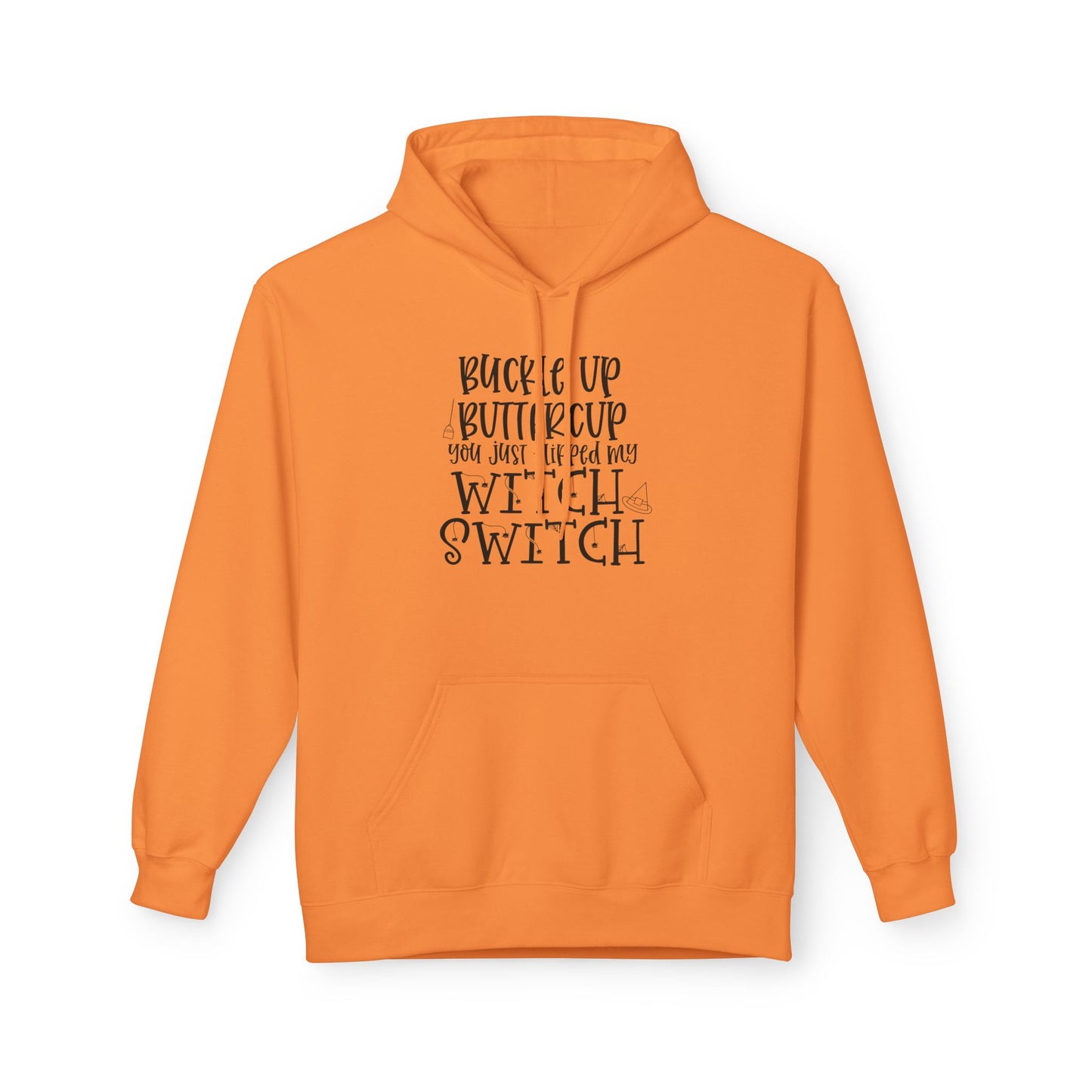Fun Witch Switch Hoodie | Cozy Unisex Pullover | Halloween Gift | Casual Wear | Witchy Apparel | Spooky Season Style