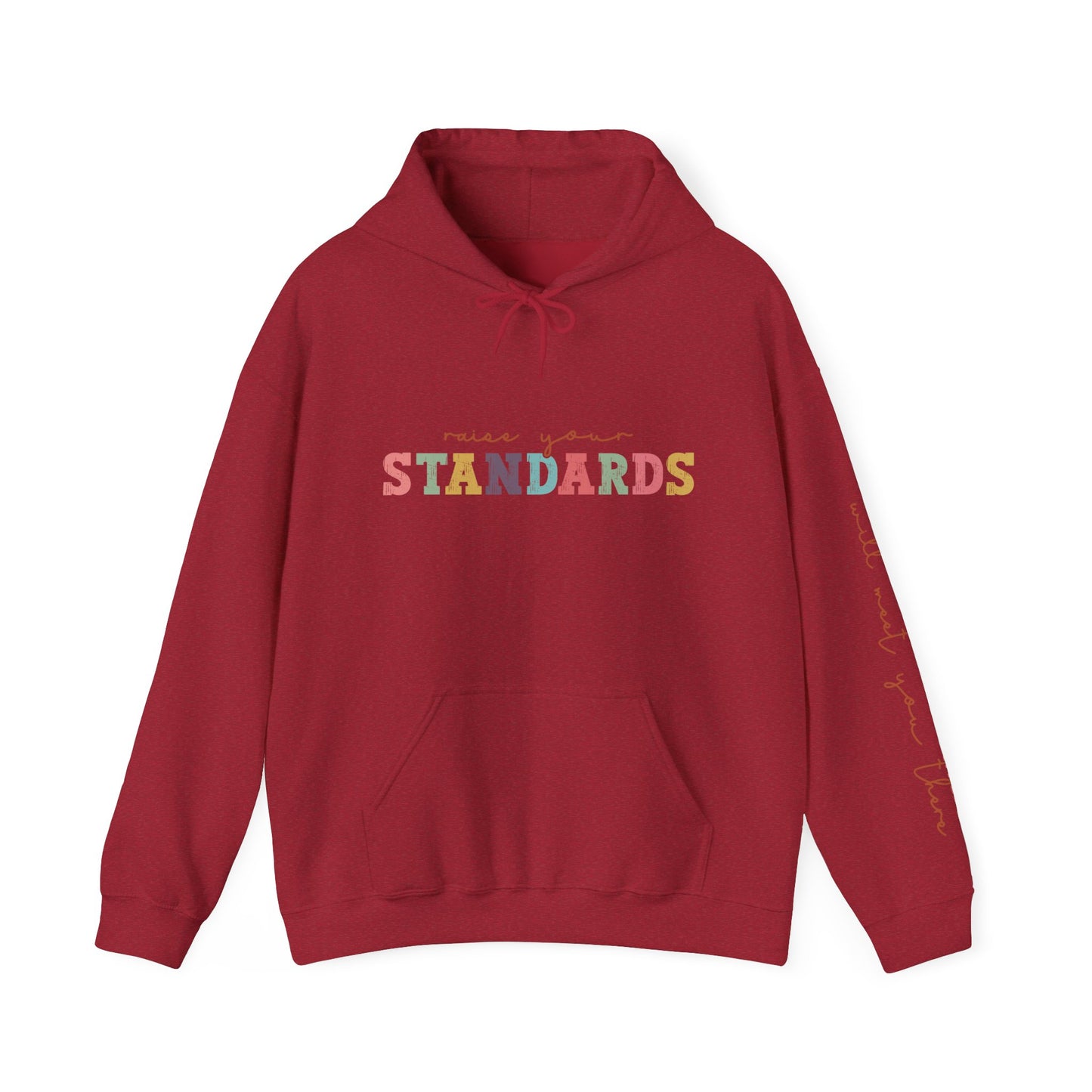 Colorful Inspirational Hooded Sweatshirt - Unisex, Cozy Gift, Motivational Wear, Trendy Apparel, Perfect for All Occasions