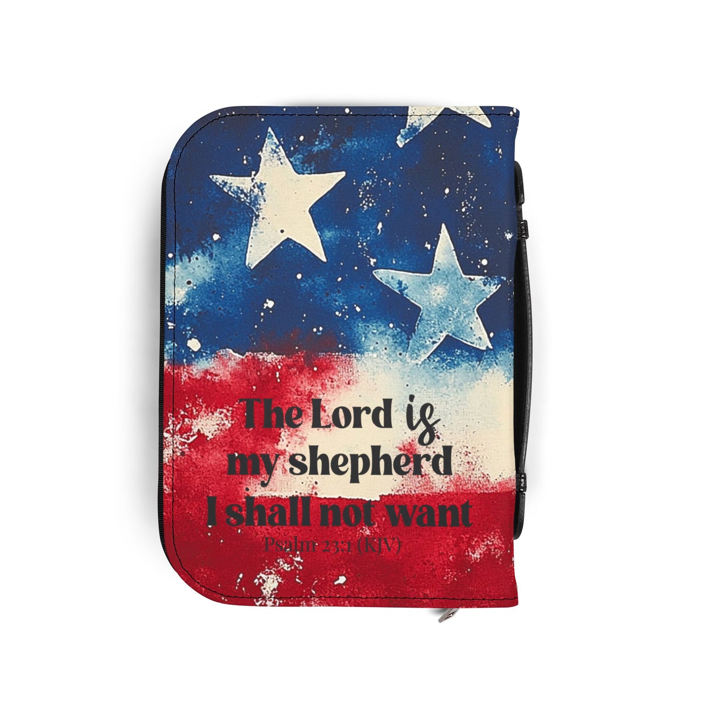 Patriotic Bible Cover, Faith-Based Gift, Devotional Organizer, Christian Accessories, Great for Holidays