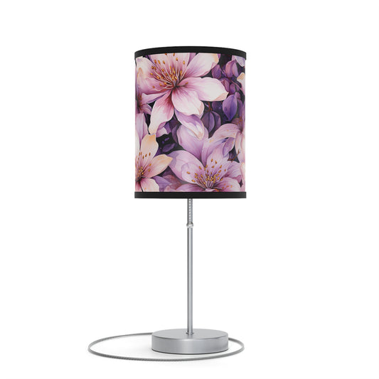 Floral Table Lamp | Elegant Home Decor, Nightstand Light, Bedroom Accent, Gift for Her, Modern Lighting Solution