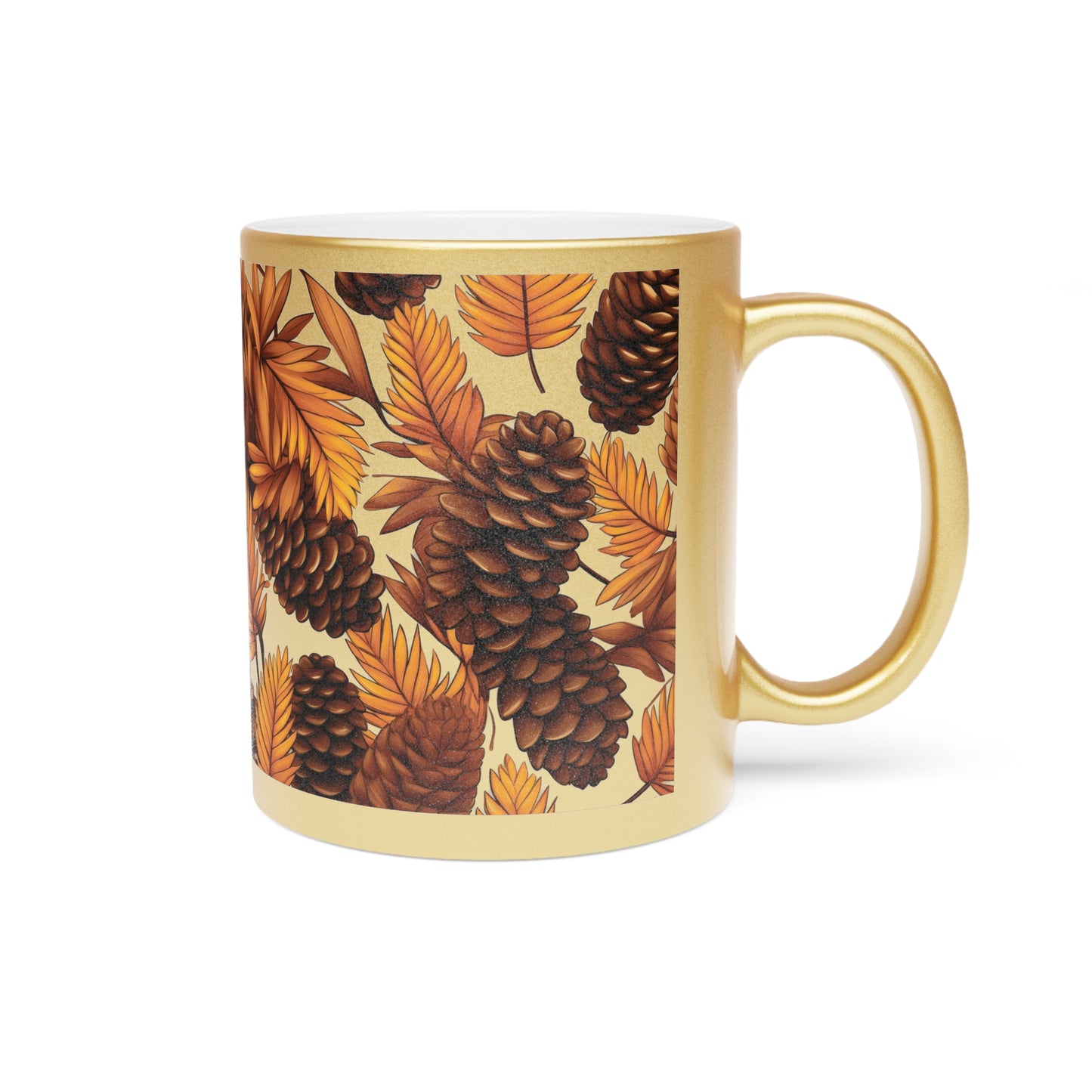 11 oz. Autumnal Pinecone Metallic Mug