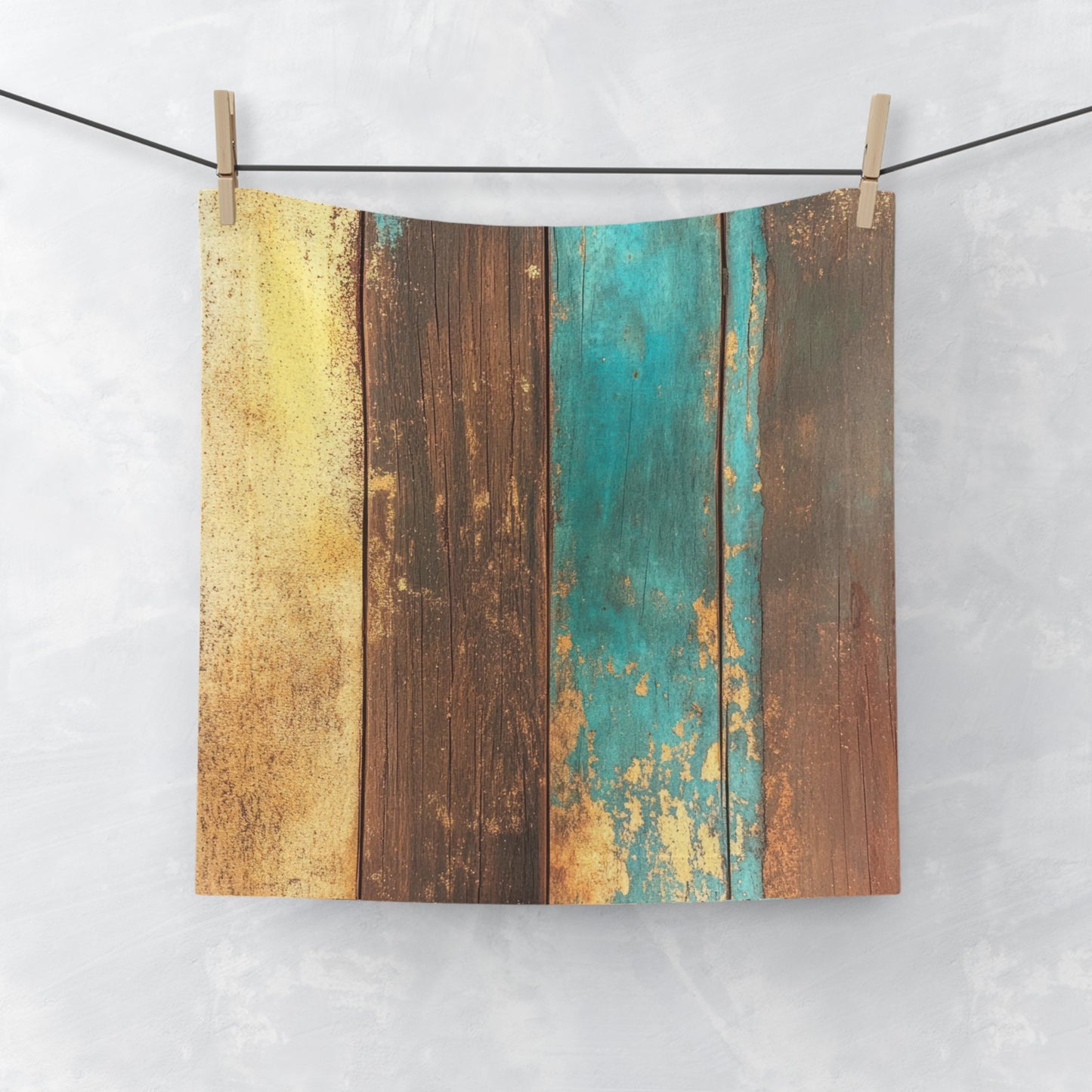 Rustic Charm Face Towel - Soft Cotton Washcloth, Perfect for Spa Days, Home Decor, Gifts, and Everyday Use