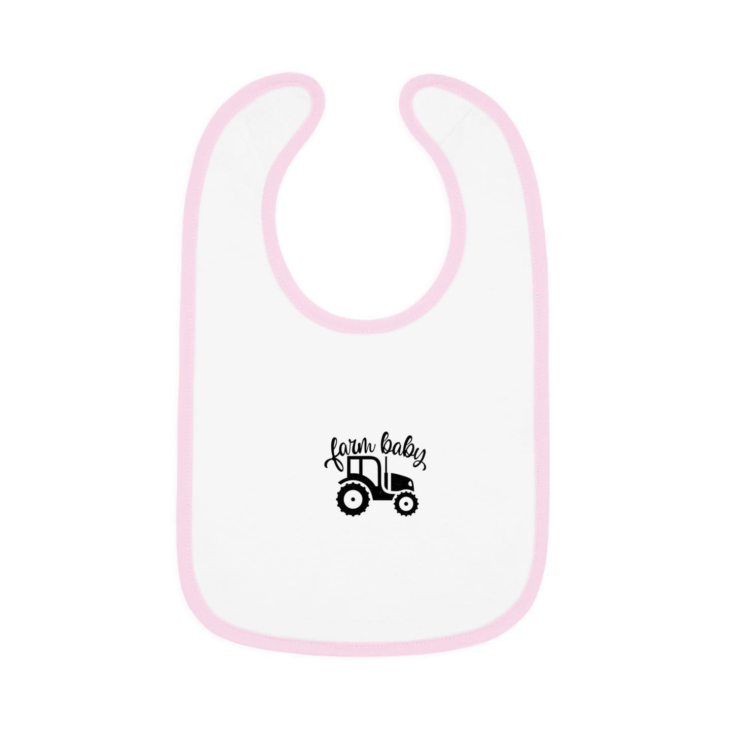 Farm Baby Bib, Cute Baby Bib for Newborns, Infant Gift, Tractor Bib, Baby Shower Gift, Farm-Themed Baby Essentials