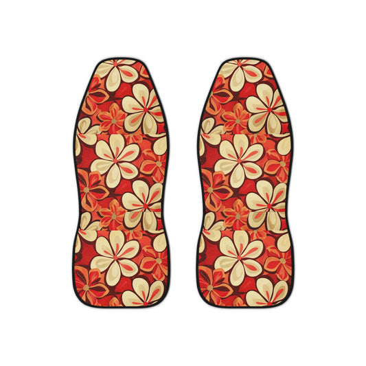 Floral Car Seat Covers - Bohemian Print, Vehicle Interior Decor, Universal Fit, Great for Road Trips, Gift for Floral Lovers