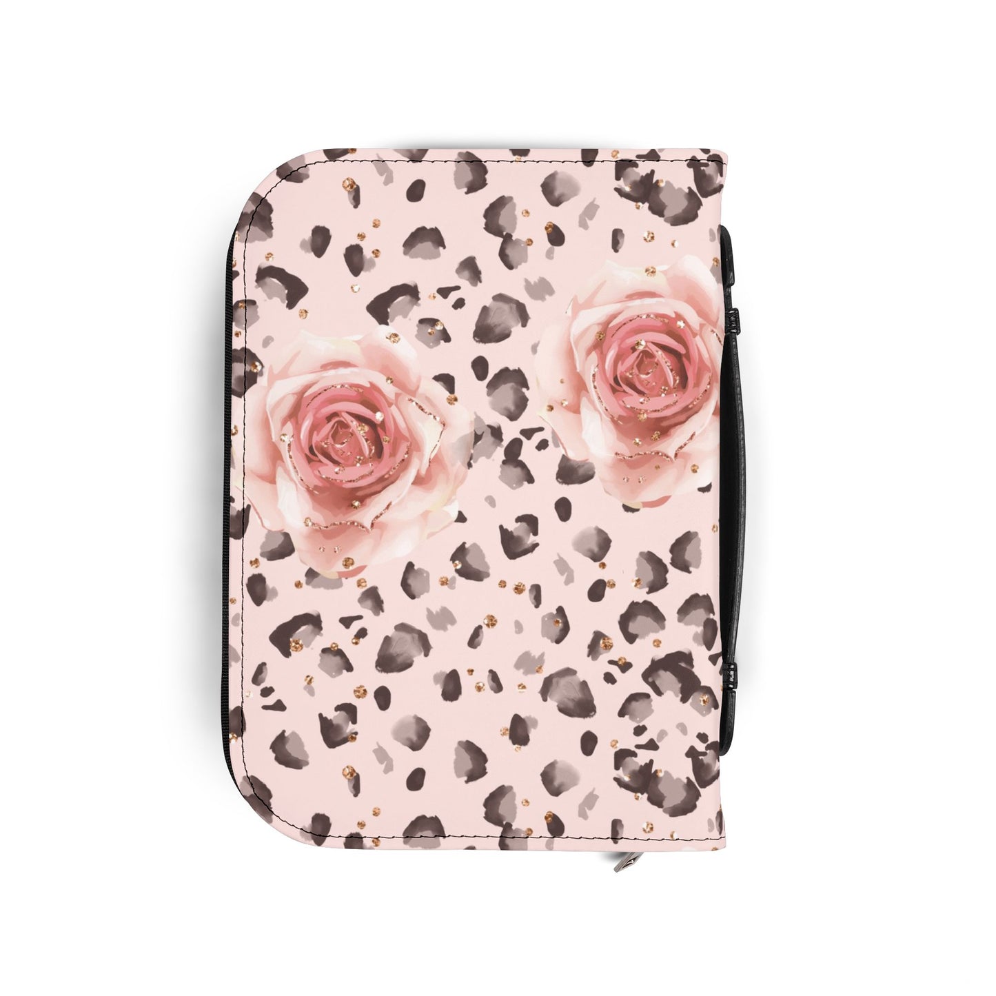Blush Floral Bible Cover, Elegant Religious Gift for Women, Church Accessories, Personalized Scripture Holder, Christian Journal Cover
