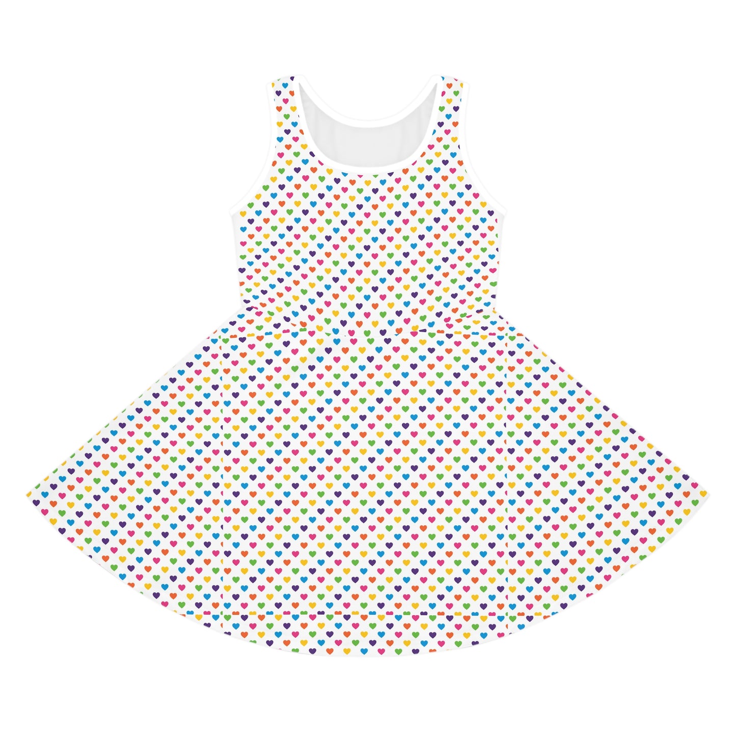 Colorful Heart Girls' Sundress