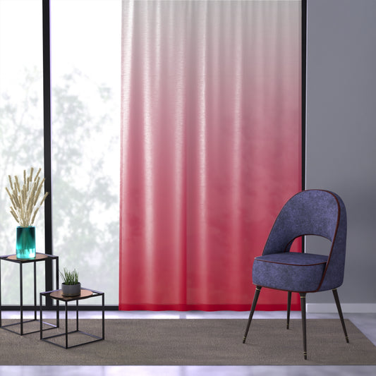 Gorgeous Ombre Sheer Window Curtain - Elegant Home Decor, Living Room Drapes, Bedroom Curtains, Wedding Gift, Modern Aesthetic