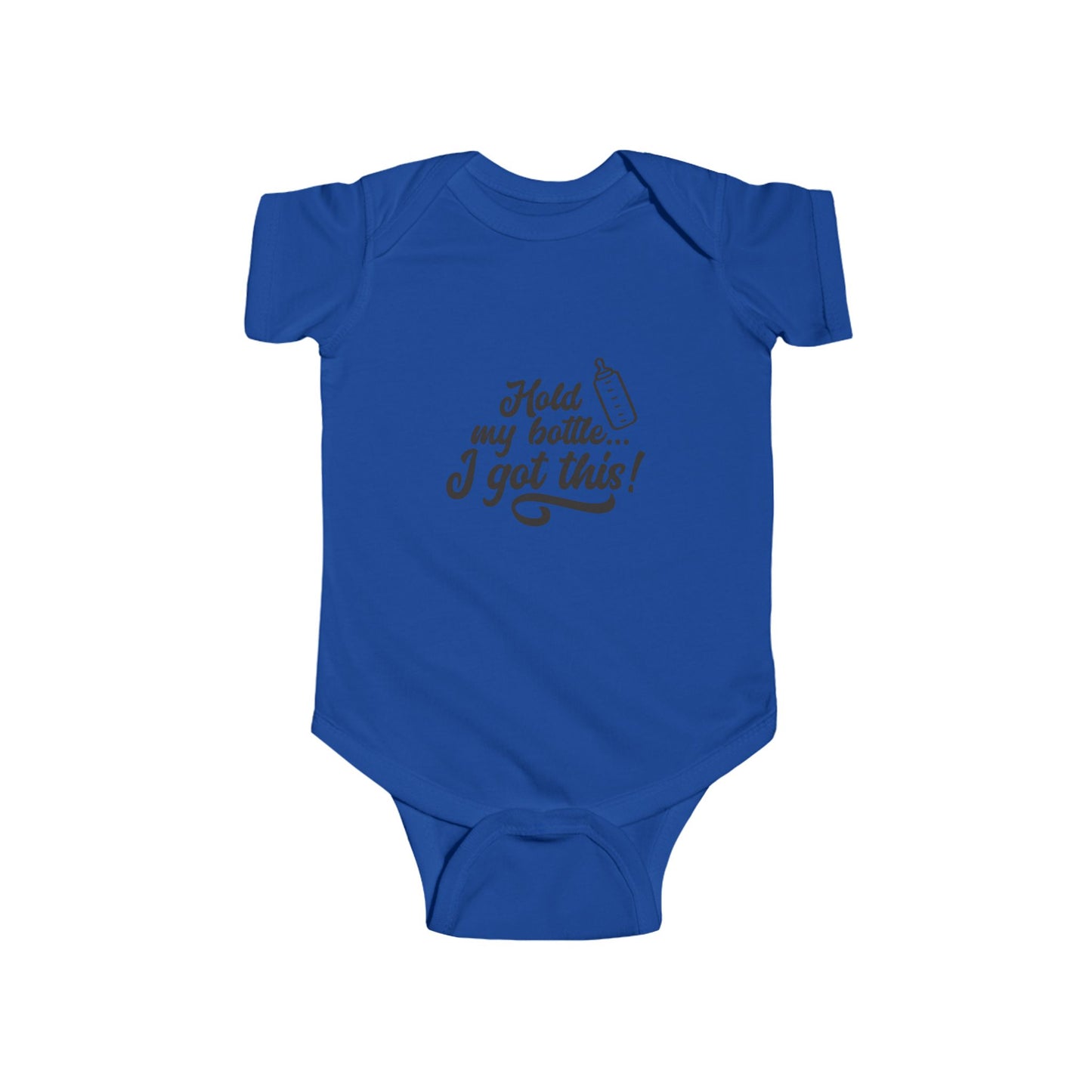 Infant Bodysuit - "Hold my bottle... I got this!" - Cute Baby Gift, Funny Infant Outfit, Baby Shower Clothes, Newborn Apparel, [...]