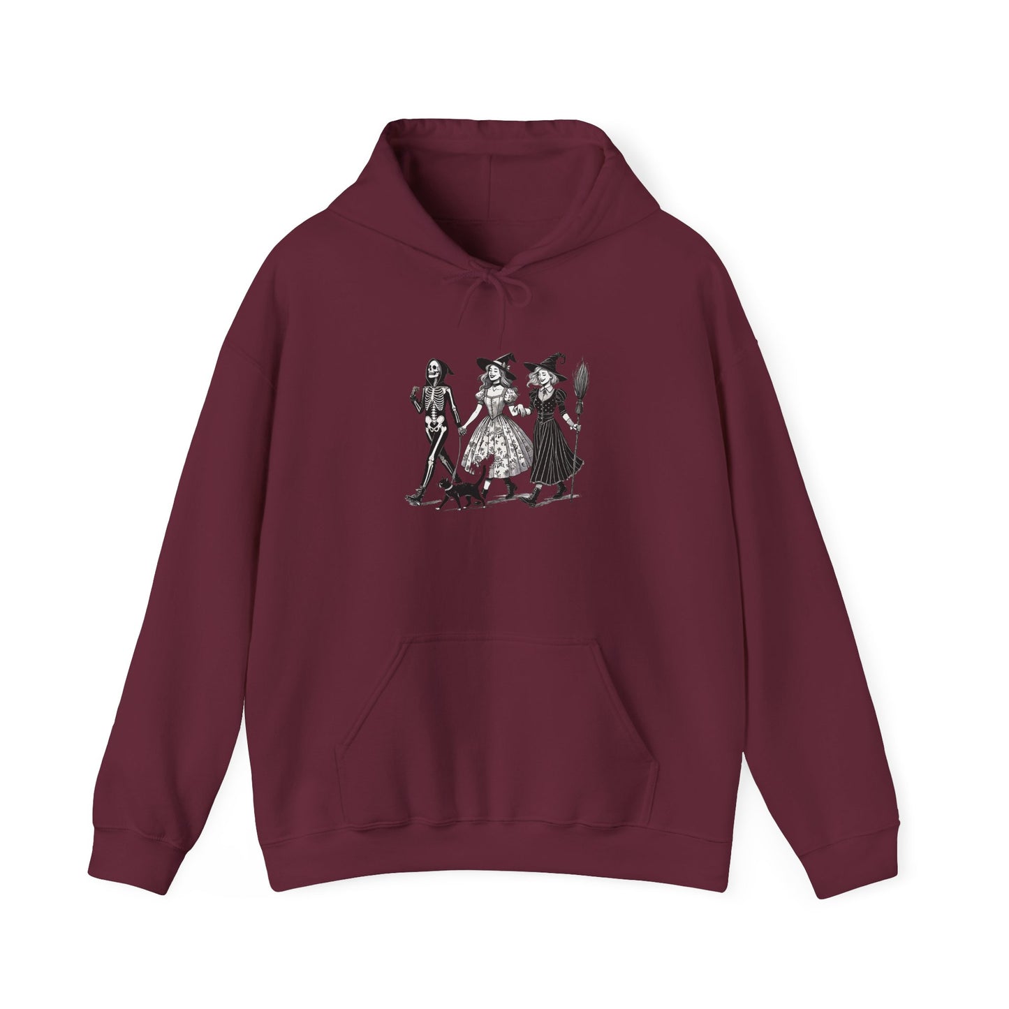 Whimsical Witchy Sweatshirt - Cozy Halloween Hoodie, Cute Gift for Fall, Unisex Casual Wear, Perfect for Parties