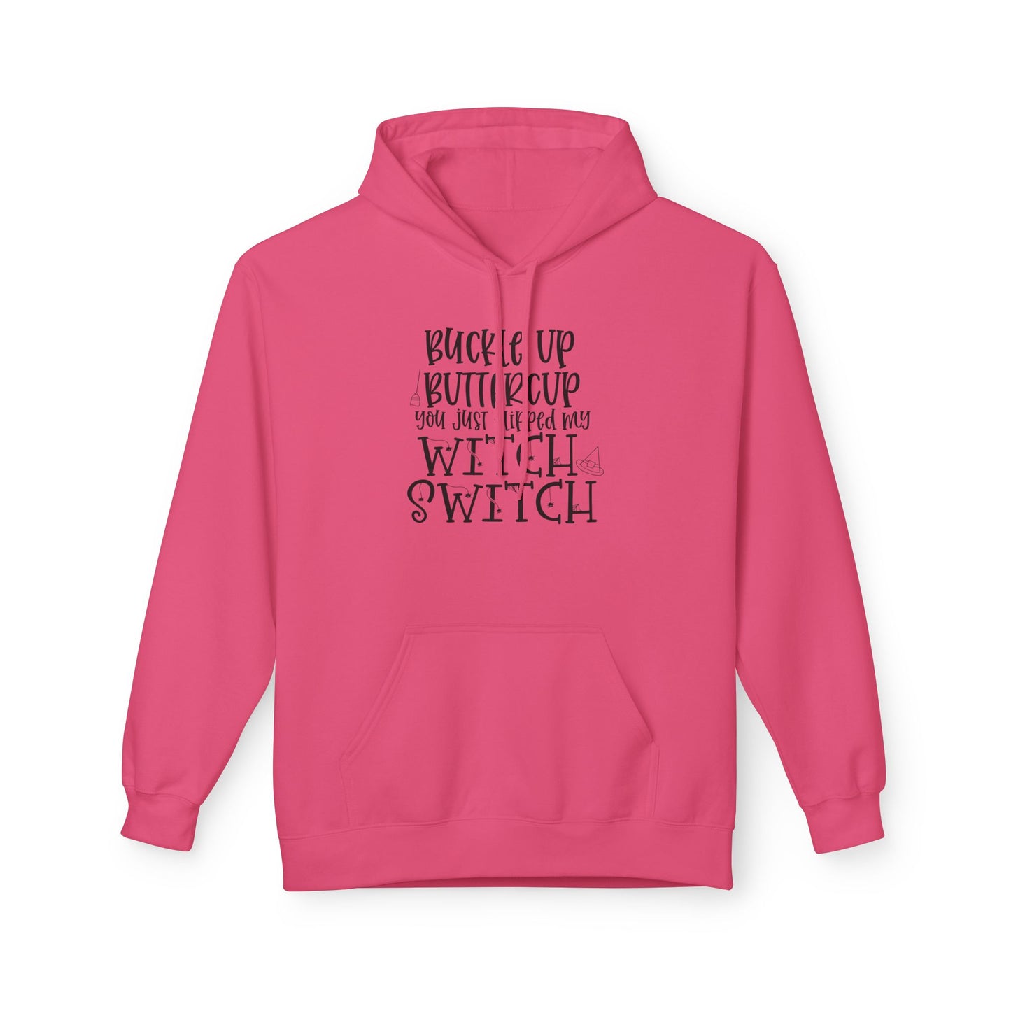 Fun Witch Switch Hoodie | Cozy Unisex Pullover | Halloween Gift | Casual Wear | Witchy Apparel | Spooky Season Style