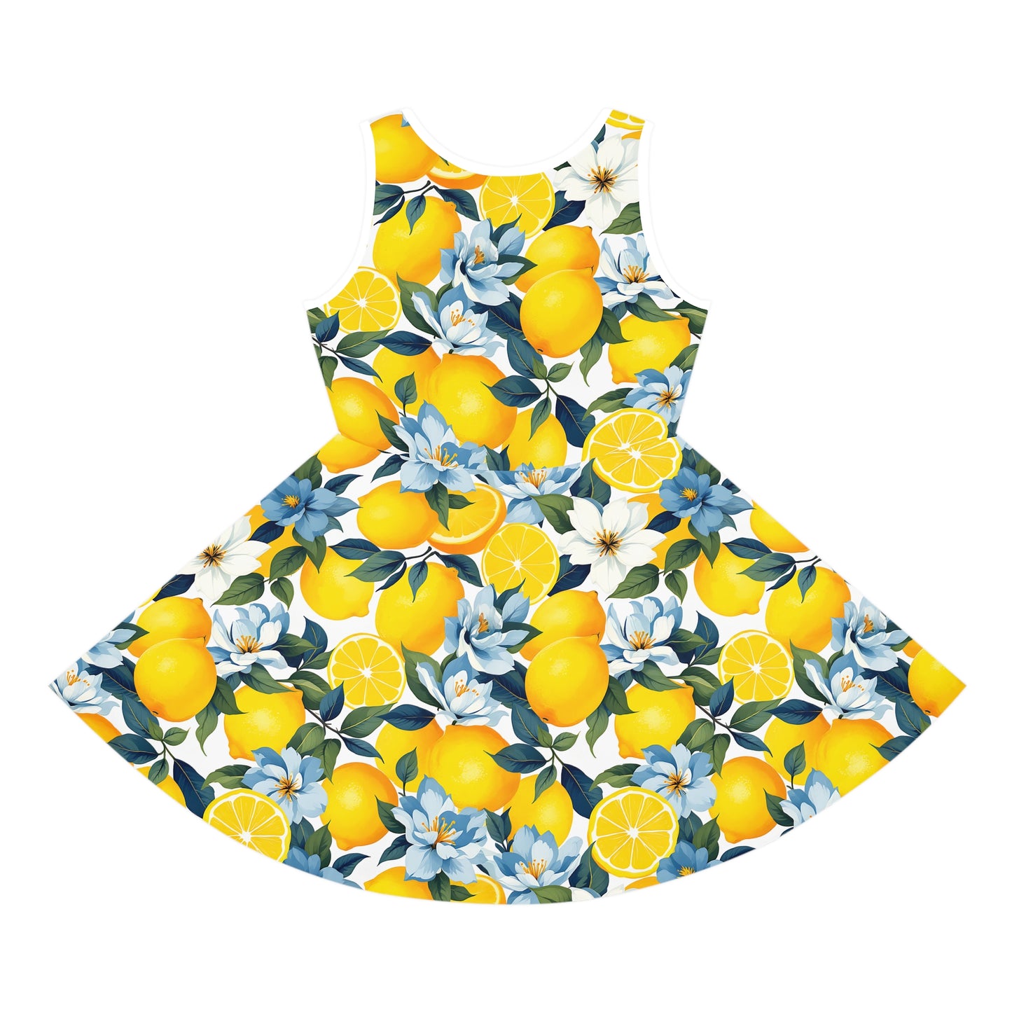 Lemon Floral Sundress for Girls