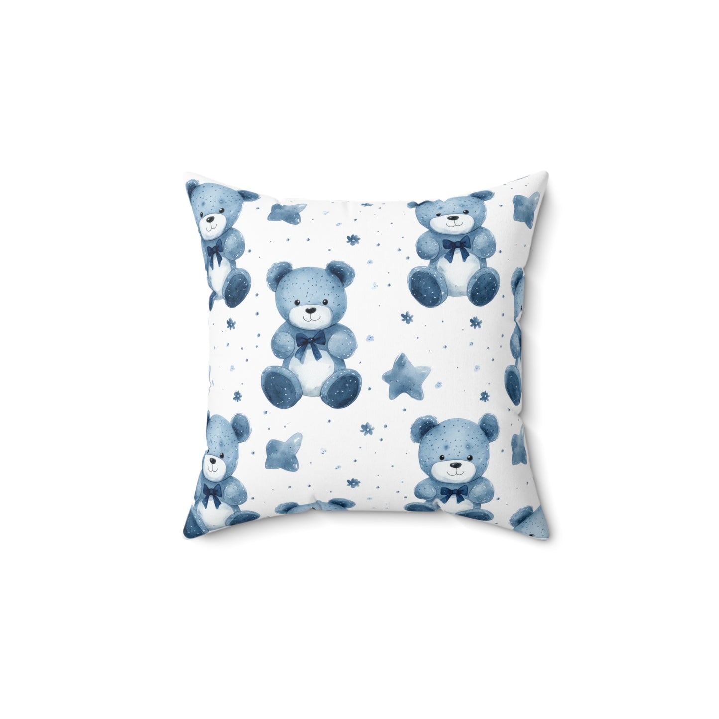 Cuddly Bear Decorative Pillow, Cozy Home Accent, Kids Room Decor, Nursery Cushion, Gift for Baby Shower, Soft Plush Pillow