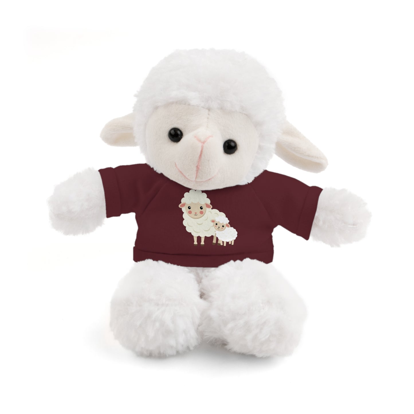 Adorable Stuffed Animal with Tee - Perfect Gift for Kids, Baby Showers, Nursery Decor, Cuddle Buddy, Unique Plush Toy