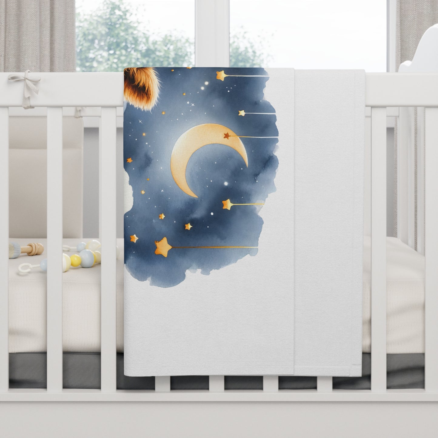 Cuddly Bear Fleece Blanket, Cozy Nursery Decor, Baby Shower Gift, Soft Throw for Sweet Dreams, Infant Snuggle Blanket