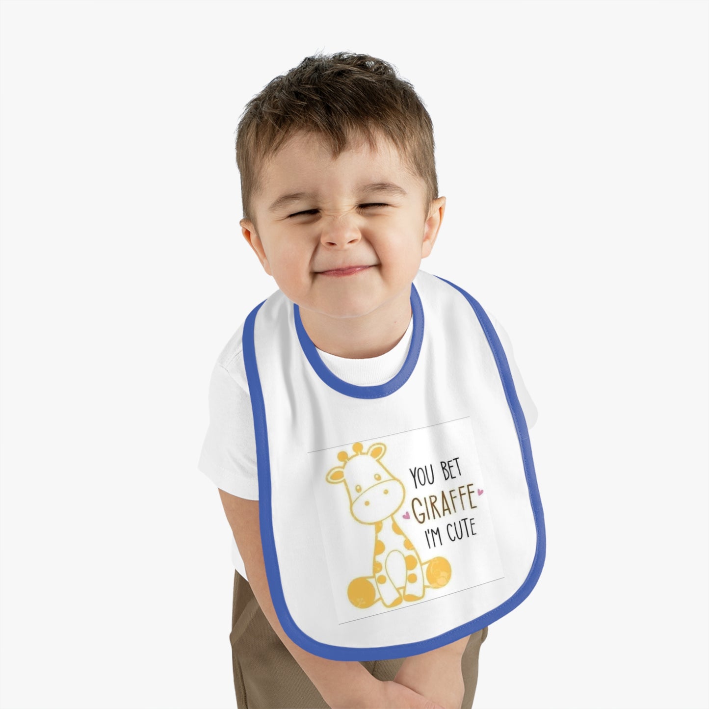Cute Giraffe Baby Bib, Perfect for New Parents, Baby Shower Gift, Toddler Feeding, Nursery Decor