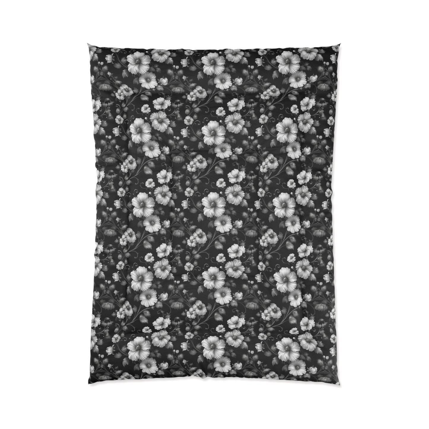 Cozy Floral Comforter - Modern Home Decor, Bedroom Comfort, Gift for Him/Her, Spring/Summer Bedding, Soft & Stylish