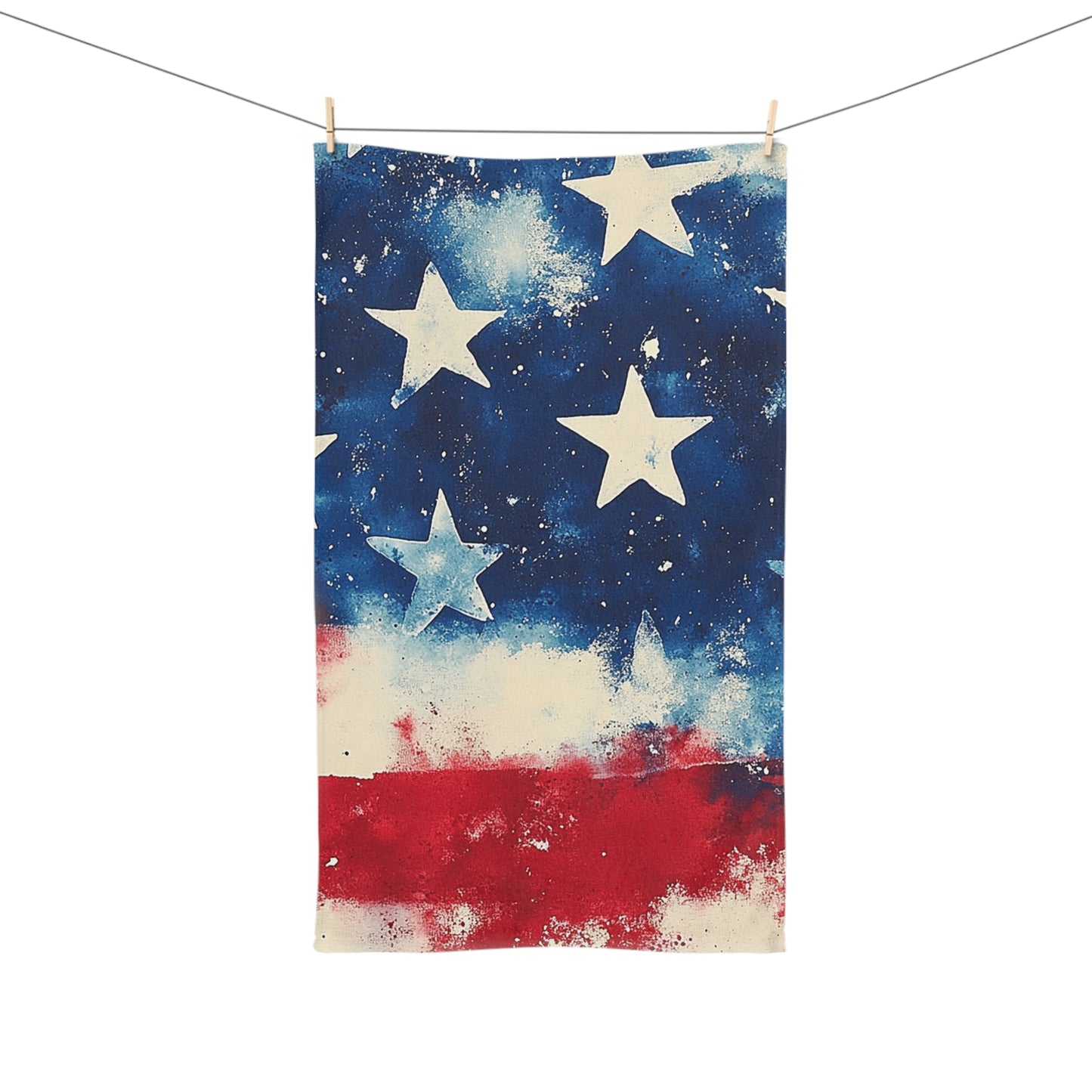Patriotic Hand Towel with Stars and Stripes Design, USA Theme for Kitchen or Bathroom, Perfect for July 4th Celebrations, Ideal Gift [...]