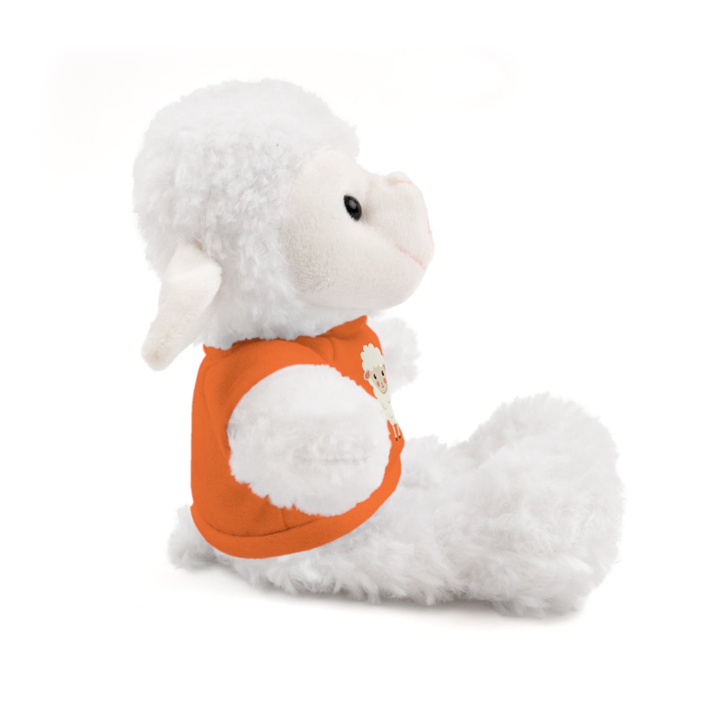 Adorable Stuffed Animal with Tee - Perfect Gift for Kids, Baby Showers, Nursery Decor, Cuddle Buddy, Unique Plush Toy