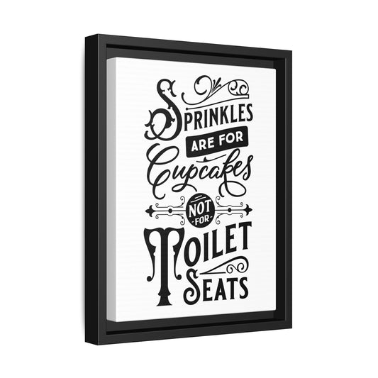 Framed Wall Art Print - Kitchen Decor, Funny Quote Art, Gift for Bakers, Home Sweet Home, Cupcake Lover Decor