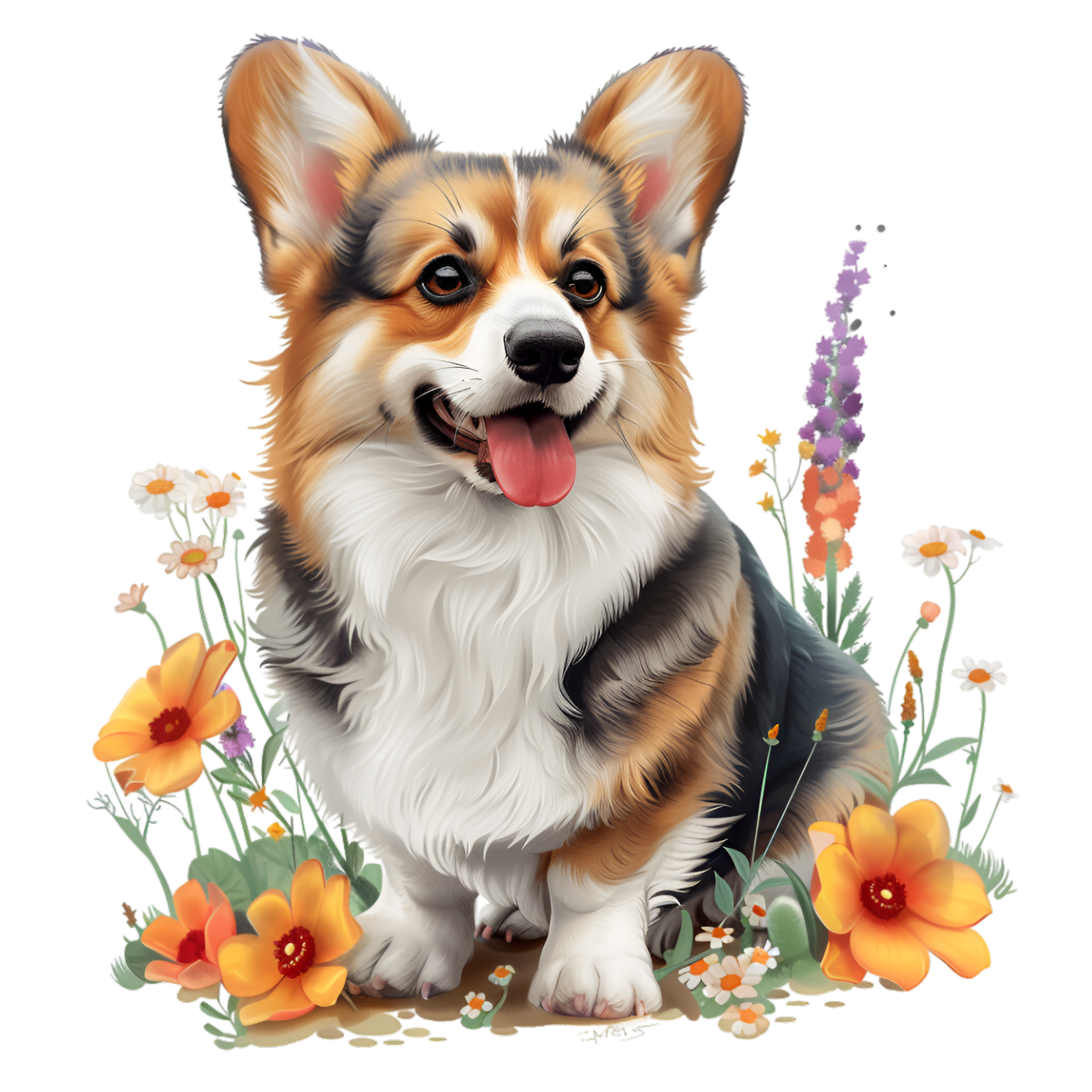 Dog printed 11 oz coffee mugs