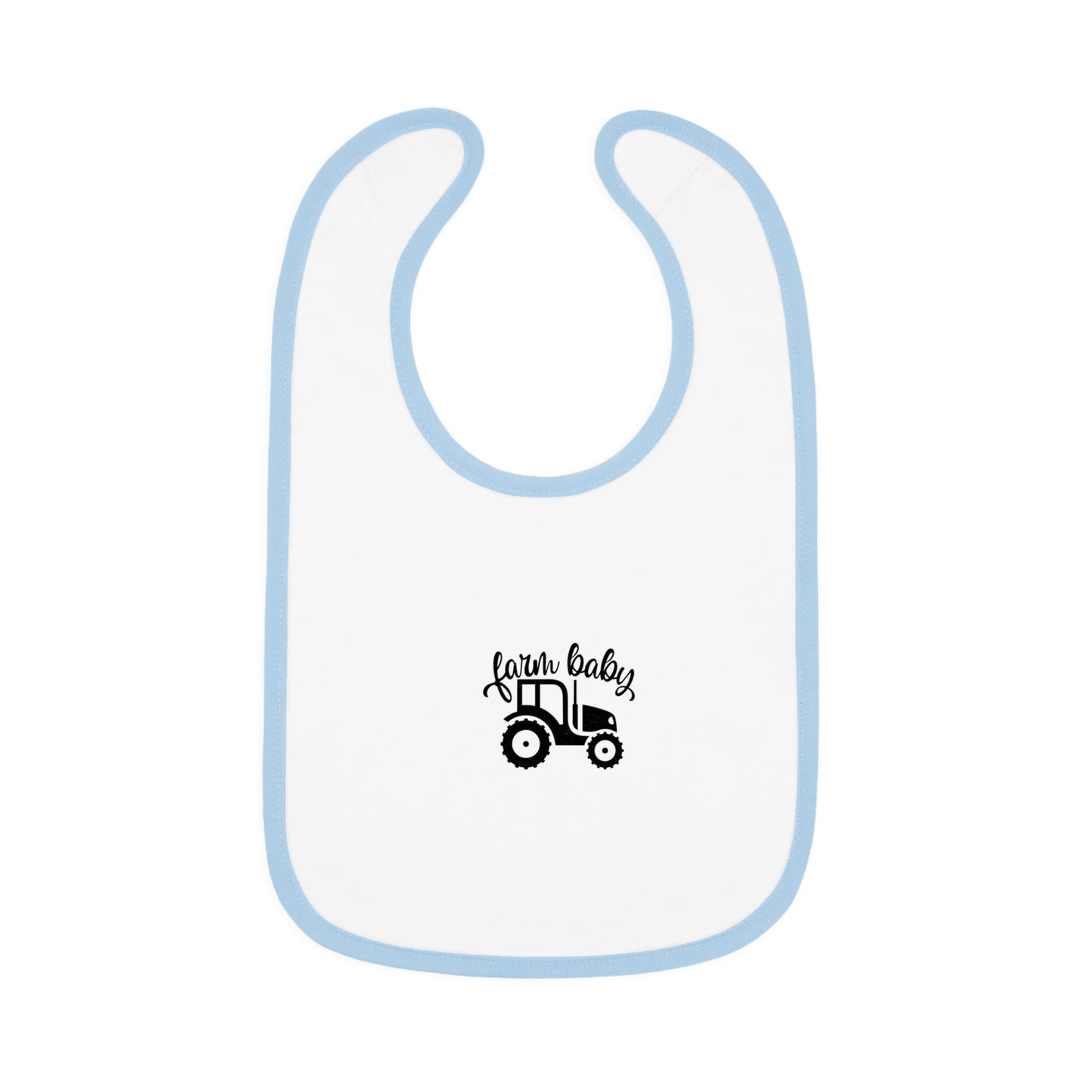 Farm Baby Bib, Cute Baby Bib for Newborns, Infant Gift, Tractor Bib, Baby Shower Gift, Farm-Themed Baby Essentials
