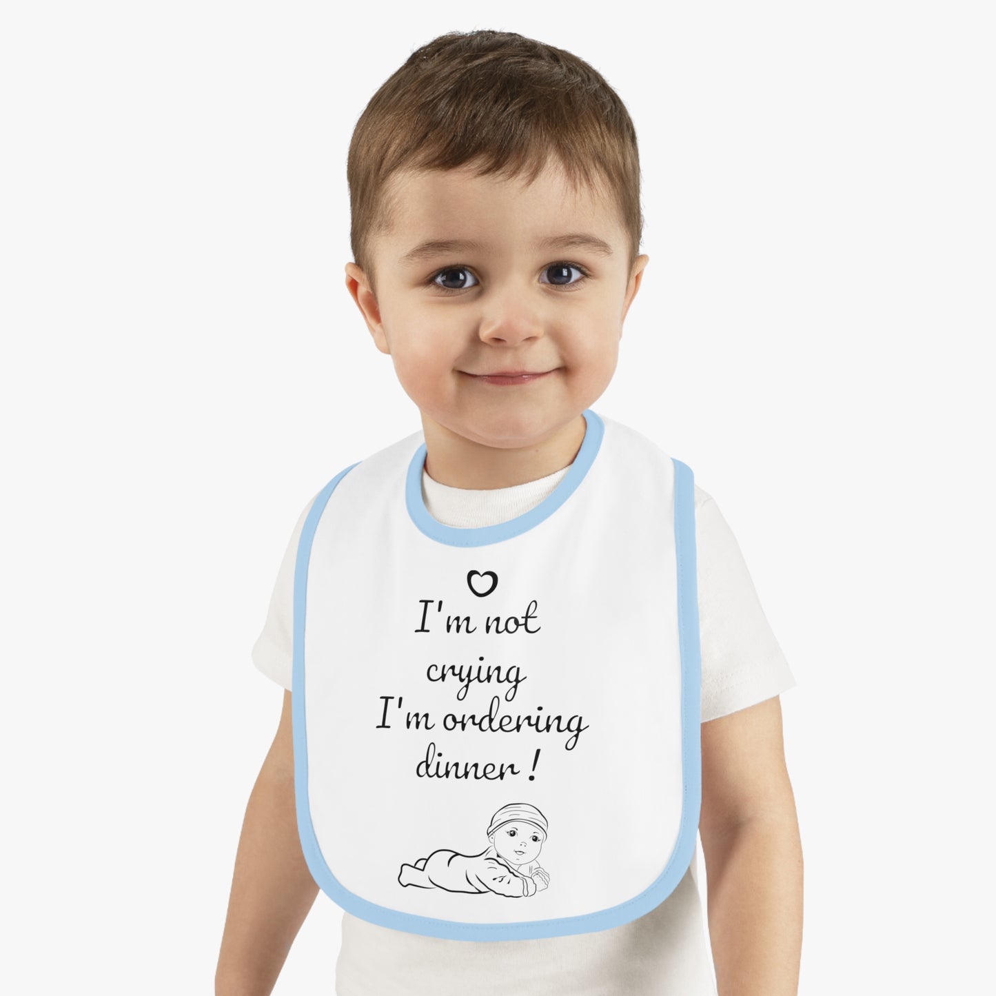 Whimsical Baby Bib with Cute Quote - Perfect for New Parents, Baby Showers, Infant Gift, Unique Fun Eating Accessory