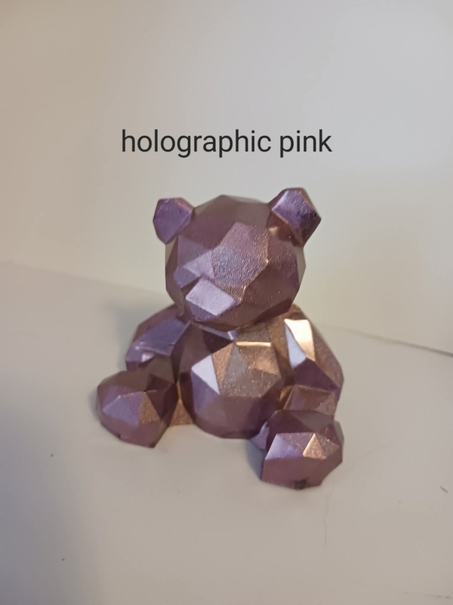 Custom Order-Resin Crystal Bear