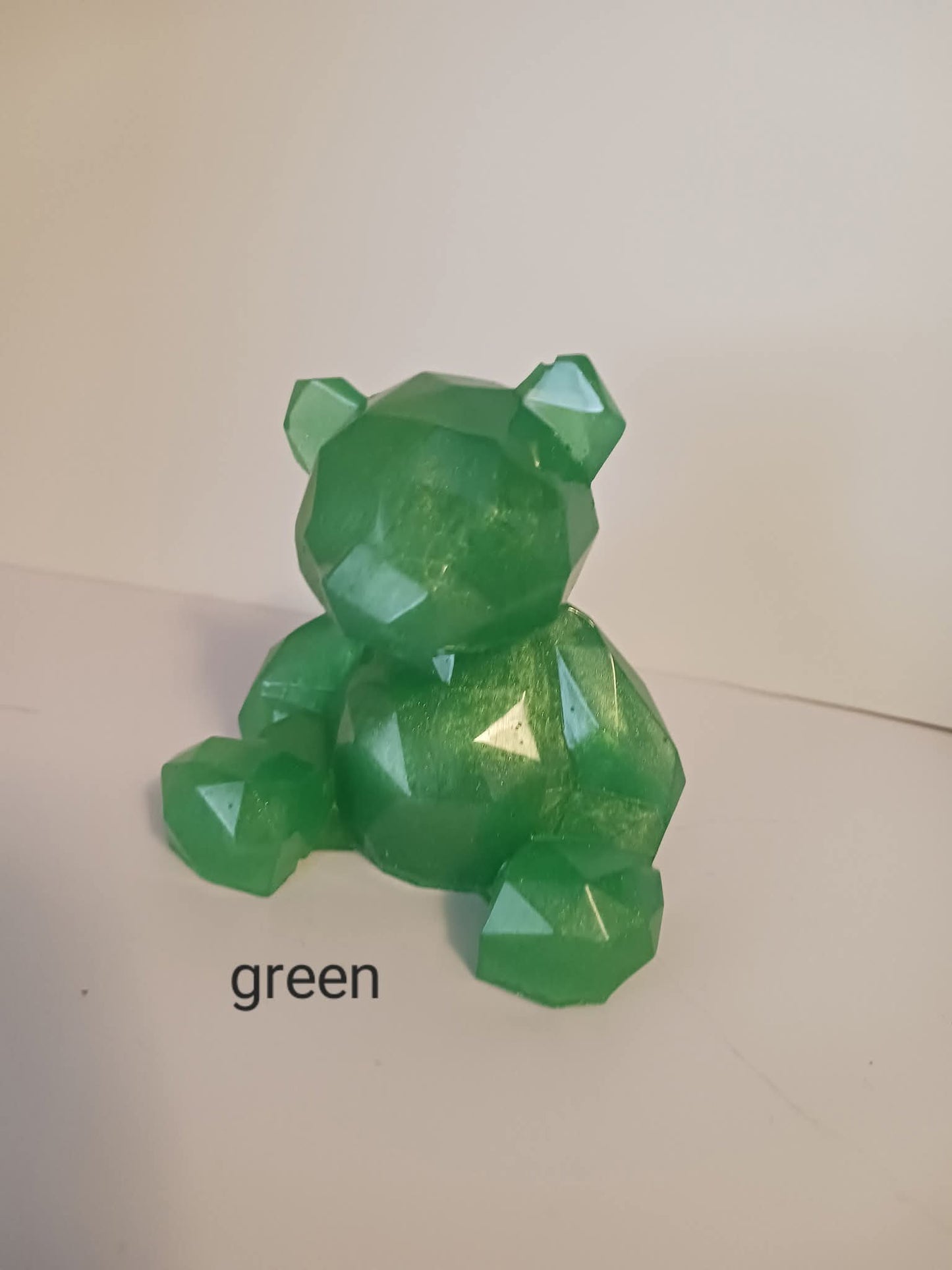 Custom Order-Resin Crystal Bear