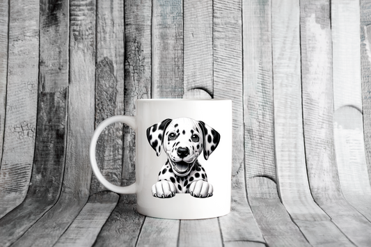 Dog printed 11 oz coffee mugs