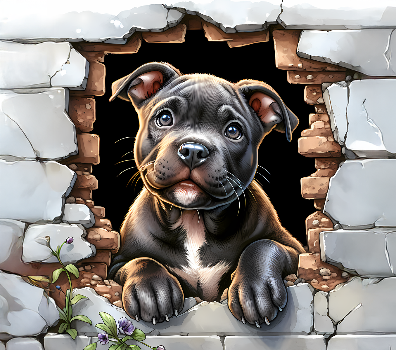 Dog printed 11 oz coffee mugs