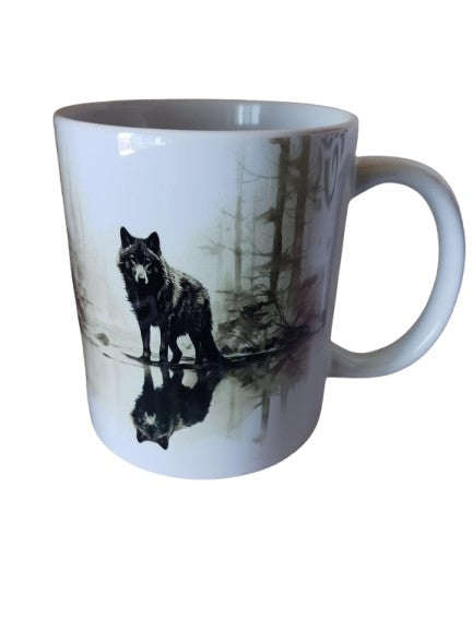 11 oz sublimation printed coffee cup