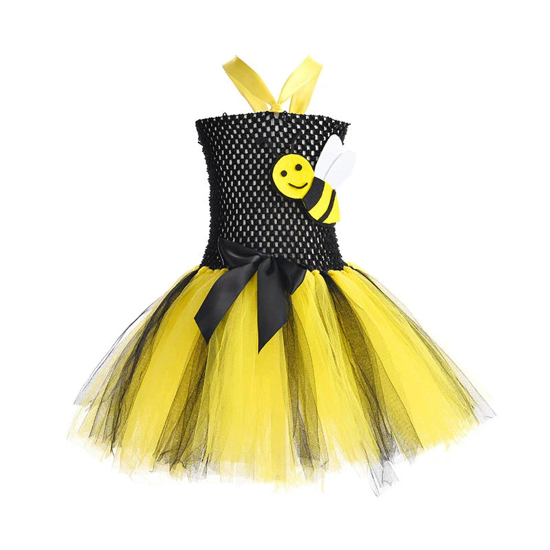 Arrival Bee Shape Tulle Dress – Halloween Design Party Performance Costume Set-3